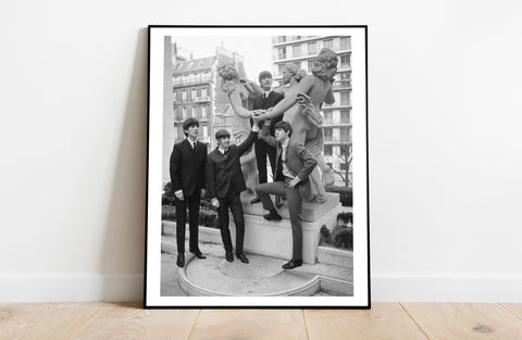 The Beatles - With Statues - 11X14inch Premium Art Print
