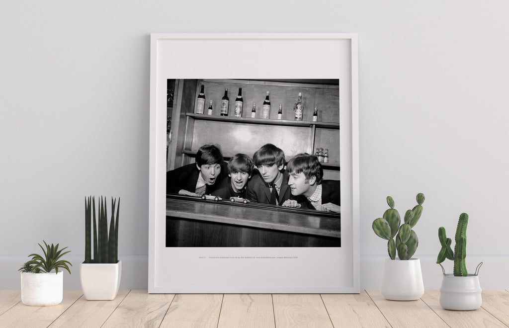 The Beatles - Playing With Toy Cars - Premium Art Print