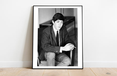 The Beatles - Paul Mccartney Smoking - Premium Art Print