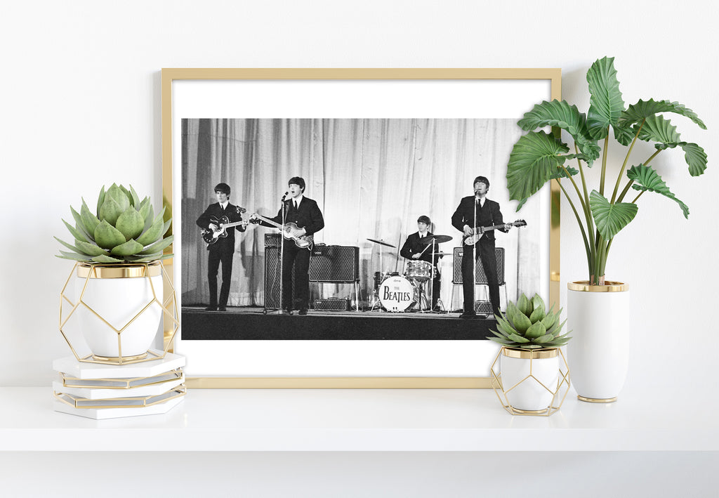 The Beatles - On Stage - 11X14inch Premium Art Print