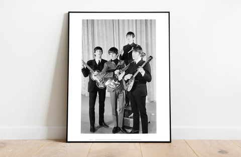 The Beatles - Singing - 11X14inch Premium Art Print