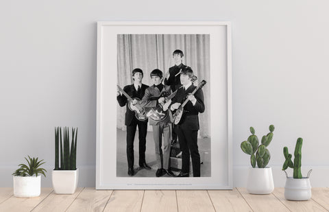 The Beatles - Singing - 11X14inch Premium Art Print