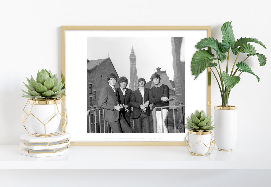 The Beatles - Eifel Tower - 11X14inch Premium Art Print