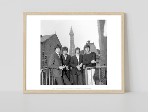 The Beatles - Eifel Tower - 11X14inch Premium Art Print