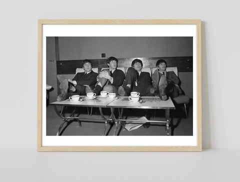 The Beatles - Feet On The Coffee Table - Premium Art Print