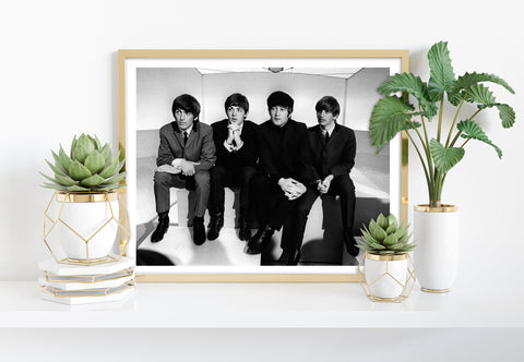 The Beatles - Band Photo In Box - 11X14inch Premium Art Print