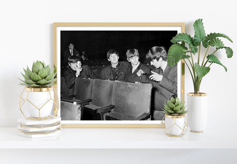 The Beatles - At The Cinema - 11X14inch Premium Art Print