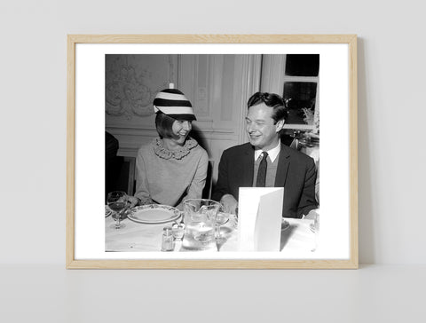 The Beatles Manager - Brian Epstein At Dinner - Art Print
