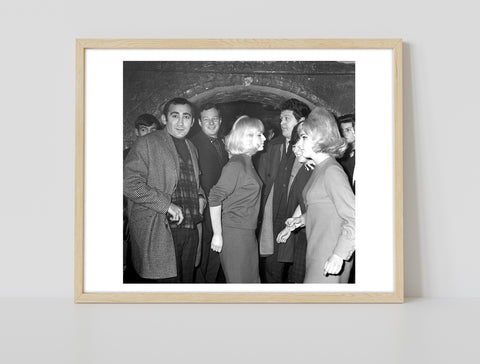 Lionel Bart, Alun Owen And Brian Epstien - 11X14inch Premium Art Print