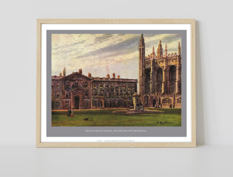 King's College Chapel And The Fellow's Building Art Print