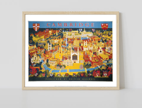 Cambridge Published By British Railways - Premium Art Print