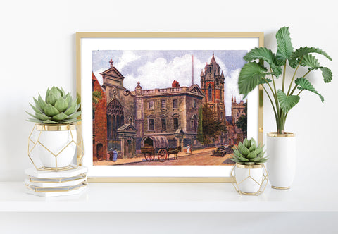 Cambridge - Peterhouse, Horse And Cart - Premium Art Print