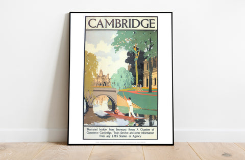 Cambridge, River Cam - 11X14inch Premium Art Print