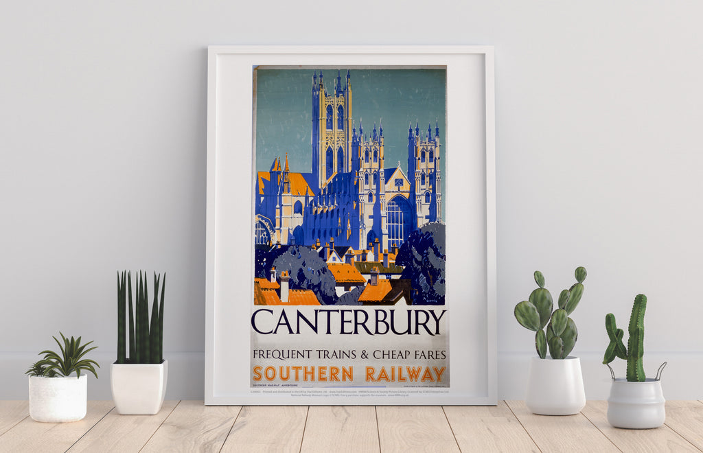 Canterbury Frequent Trains And Cheap Fares - Art Print