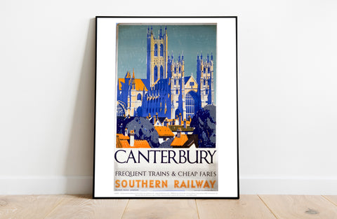 Canterbury Frequent Trains And Cheap Fares - Art Print