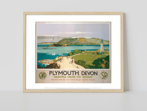 Plymouth Devon, Delightful Centre For Holidays - Art Print