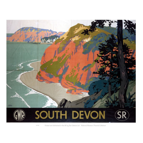 South Devon GWR 24" x 32" Matte Mounted Print