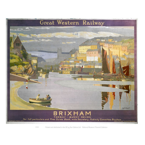 Brixham 24" x 32" Matte Mounted Print