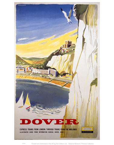 Dover Cliff 24" x 32" Matte Mounted Print