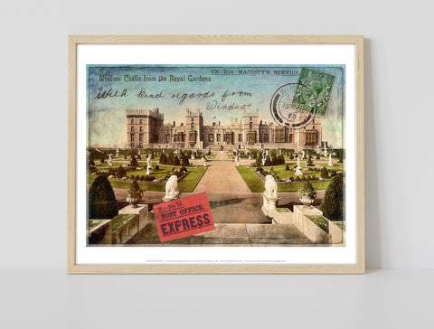 Windsor Castle From The Royal Gardens - Premium Art Print