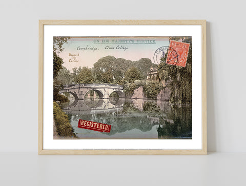 Clare College - Cambridge - 11X14inch Premium Art Print