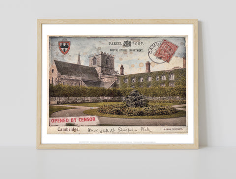 Jesus College Cambridge - 11X14inch Premium Art Print