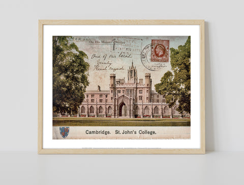 St Johns College - Cambridge - 11X14inch Premium Art Print