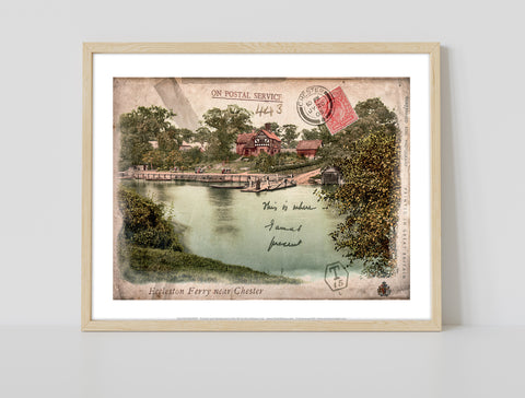 Eccleston Ferry - Chester - 11X14inch Premium Art Print