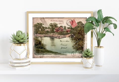 Eccleston Ferry - Chester - 11X14inch Premium Art Print