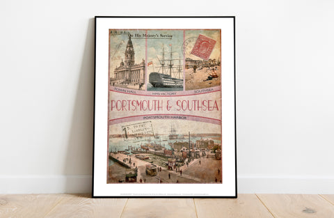 Portsmouth And Southsea - Attractions - Premium Art Print