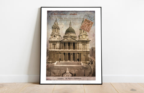 St. Pauls Cathedral - London - 11X14inch Premium Art Print