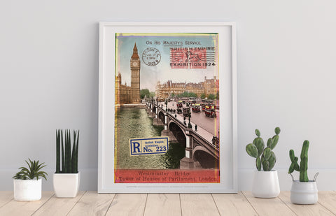 Westminster Brdige - London - 11X14inch Premium Art Print