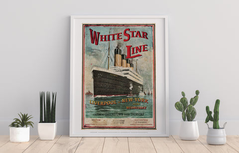 White Star Line - 11X14inch Premium Art Print