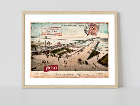 Pier And Pavillion - Southport - 11X14inch Premium Art Print