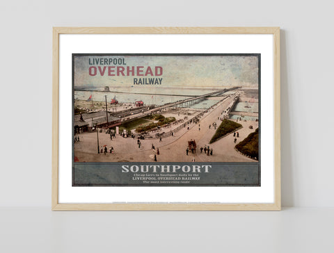 Southport - Overhead Railway - 11X14inch Premium Art Print
