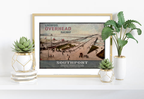 Southport - Overhead Railway - 11X14inch Premium Art Print