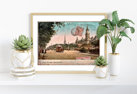 Lord Street - Southport - 11X14inch Premium Art Print