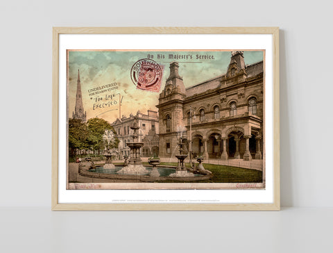 Town Hall - Southport - 11X14inch Premium Art Print