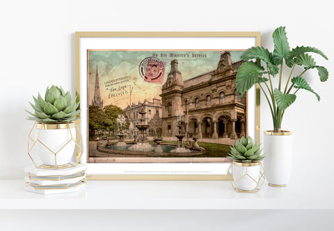 Town Hall - Southport - 11X14inch Premium Art Print