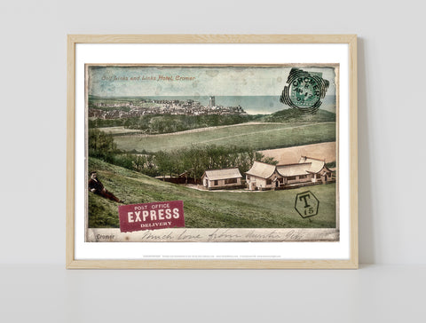 Golf Links And Links Hotel - Cromer - Premium Art Print