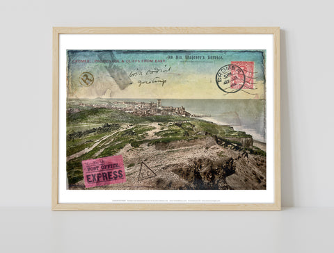 Promenade And Cliffs From East - Cromer - Premium Art Print