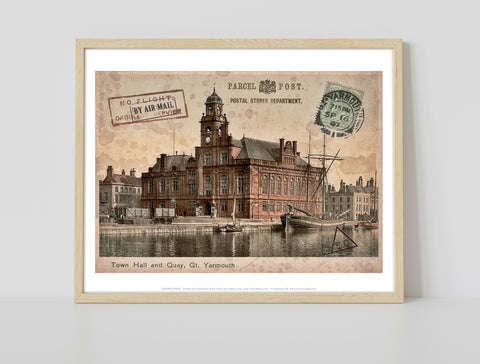 Town Hall And Quey - Great Yarmouth - Premium Art Print