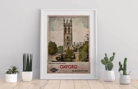 Magdalen College Tower - Oxford - 11X14inch Premium Art Print