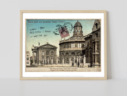 The Sheldonian Theatre - Oxford - 11X14inch Premium Art Print