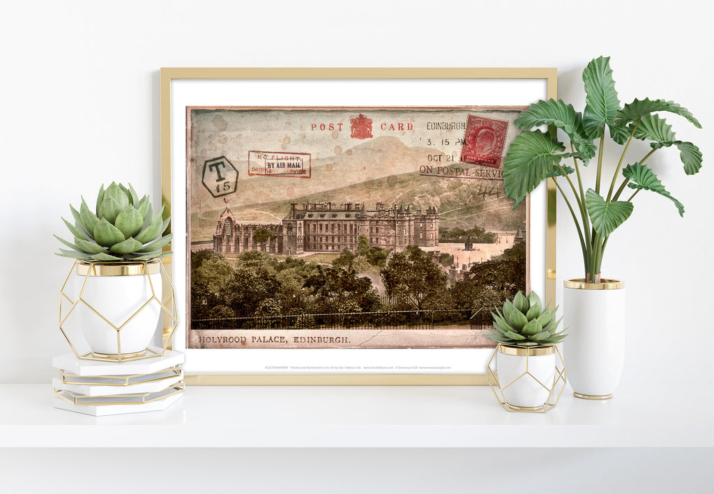 Holyrood Palace - Edinburgh - 11X14inch Premium Art Print