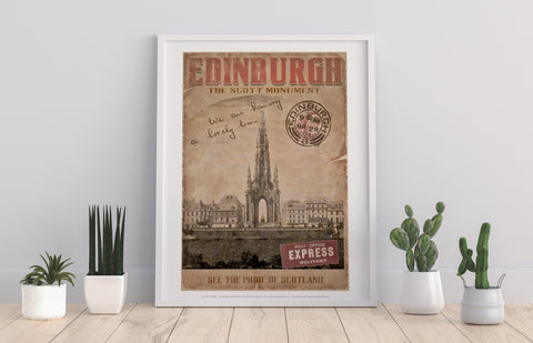 Edinburgh - Scott Monument - 11X14inch Premium Art Print