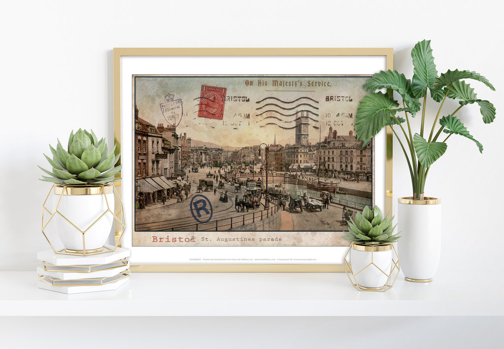 St. Augustines Parade - Bristol - 11X14inch Premium Art Print