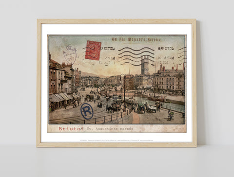 St. Augustines Parade - Bristol - 11X14inch Premium Art Print