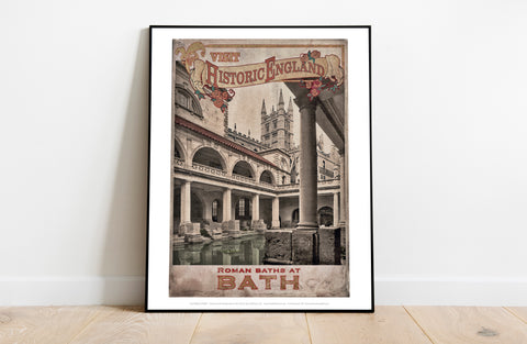 Roman Baths - Bath - Darker - 11X14inch Premium Art Print