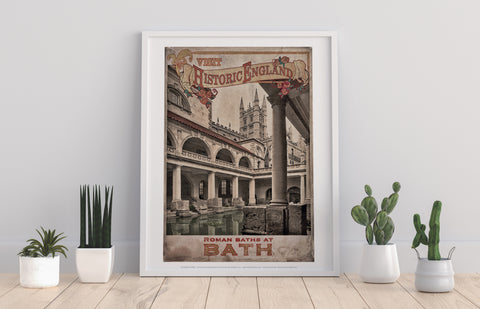 Roman Baths - Bath - Darker - 11X14inch Premium Art Print